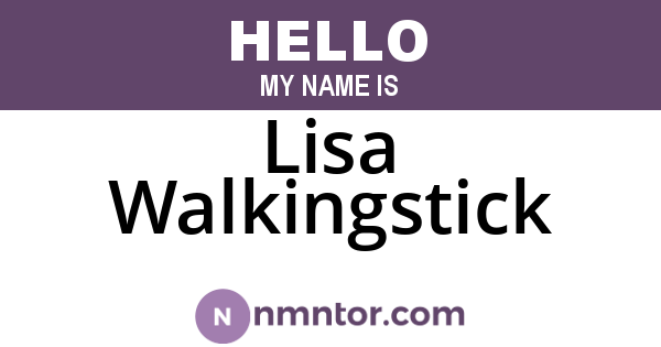 Lisa Walkingstick