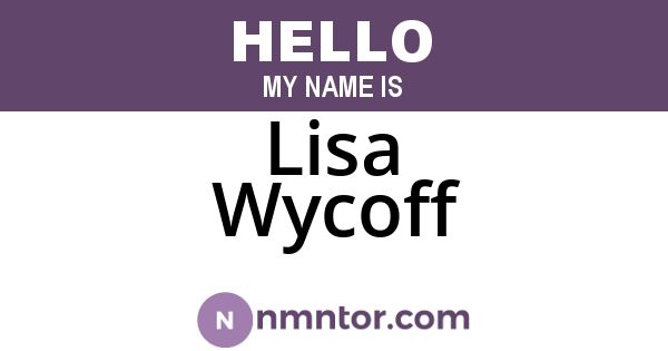 Lisa Wycoff