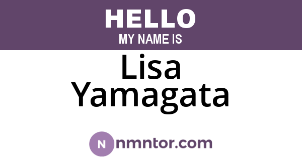 Lisa Yamagata