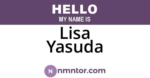 Lisa Yasuda