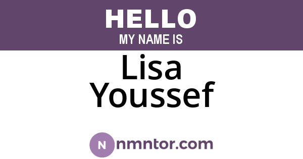 Lisa Youssef