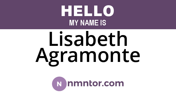 Lisabeth Agramonte