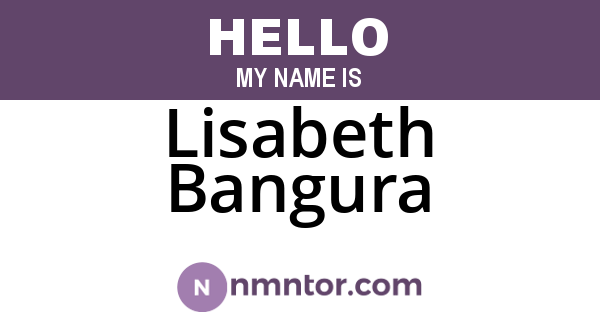 Lisabeth Bangura