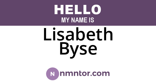 Lisabeth Byse