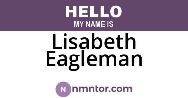 Lisabeth Eagleman