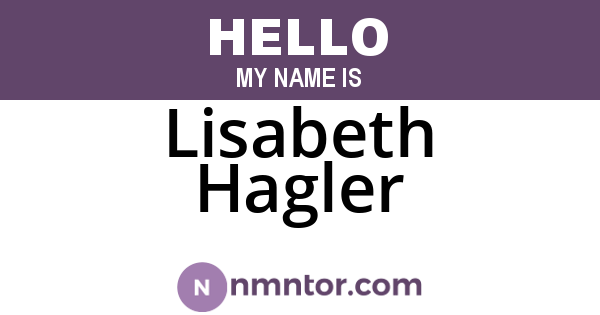 Lisabeth Hagler