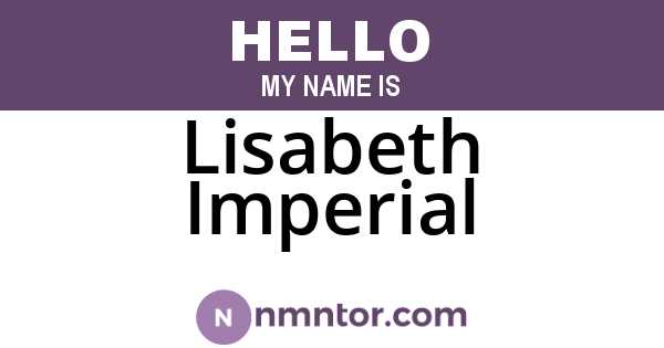 Lisabeth Imperial