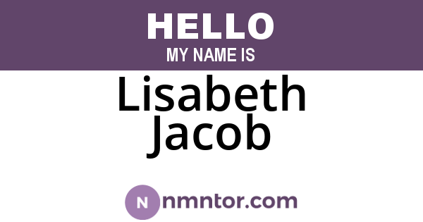 Lisabeth Jacob