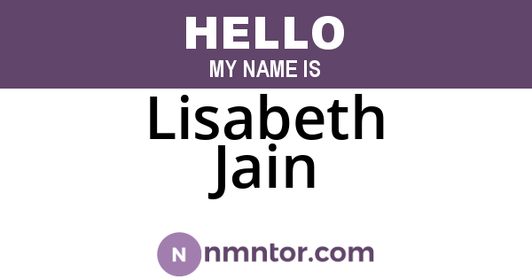 Lisabeth Jain
