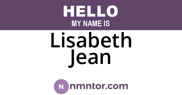 Lisabeth Jean
