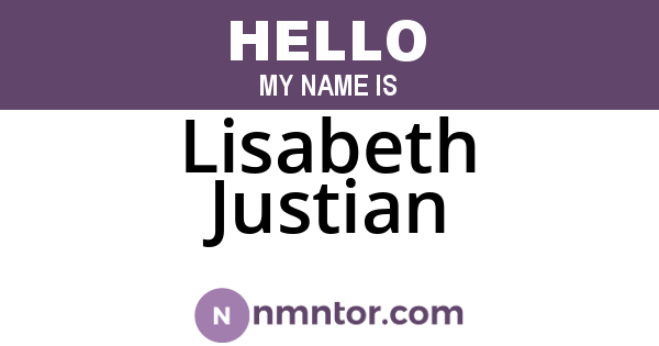 Lisabeth Justian
