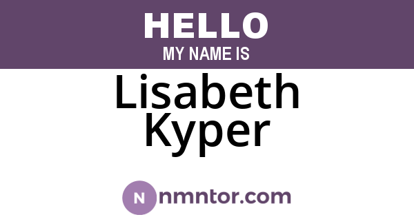 Lisabeth Kyper