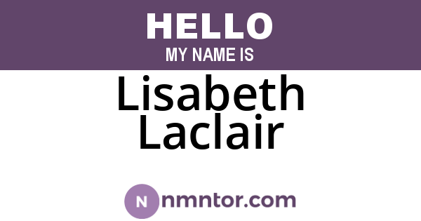 Lisabeth Laclair