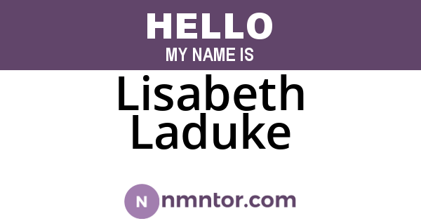 Lisabeth Laduke