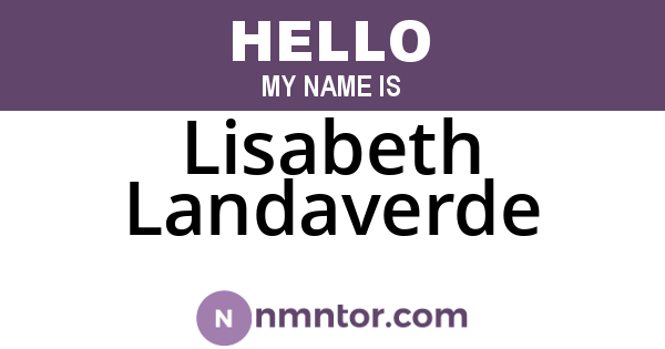 Lisabeth Landaverde