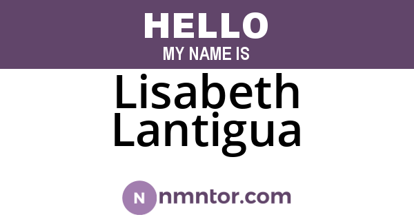 Lisabeth Lantigua