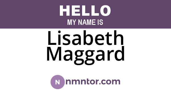Lisabeth Maggard