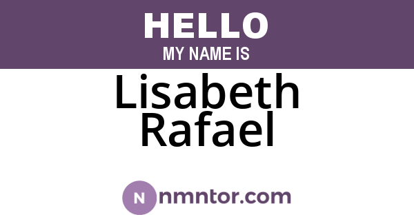 Lisabeth Rafael