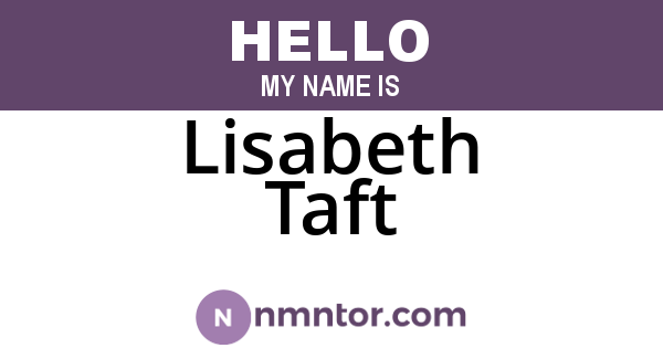 Lisabeth Taft