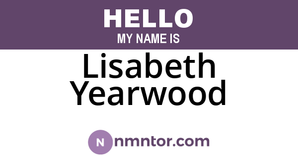 Lisabeth Yearwood