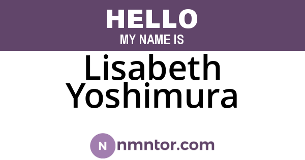 Lisabeth Yoshimura