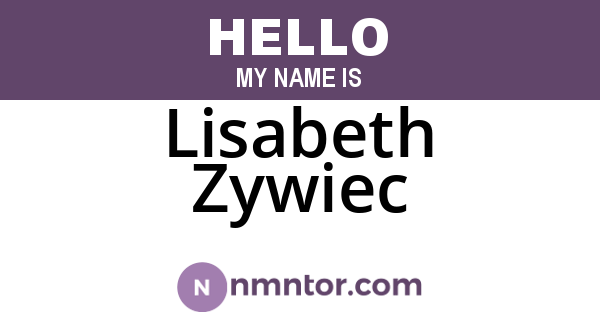 Lisabeth Zywiec
