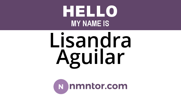 Lisandra Aguilar