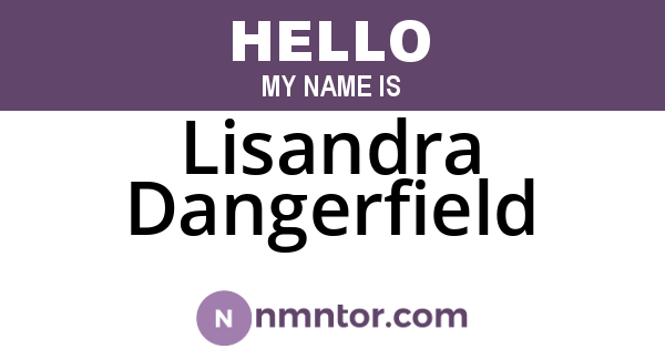 Lisandra Dangerfield
