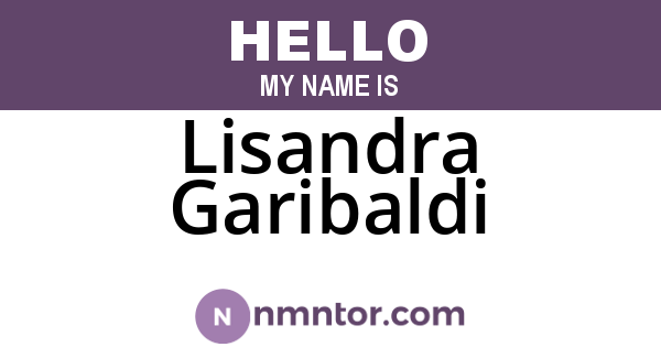 Lisandra Garibaldi