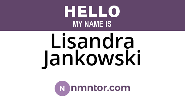 Lisandra Jankowski