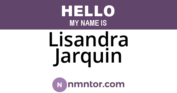 Lisandra Jarquin