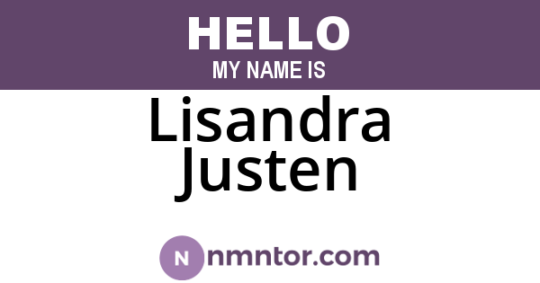 Lisandra Justen