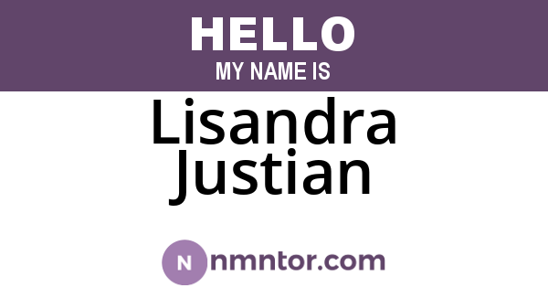 Lisandra Justian