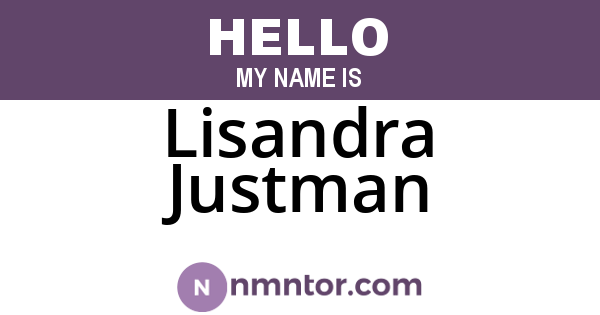 Lisandra Justman