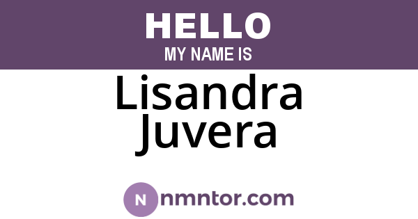 Lisandra Juvera