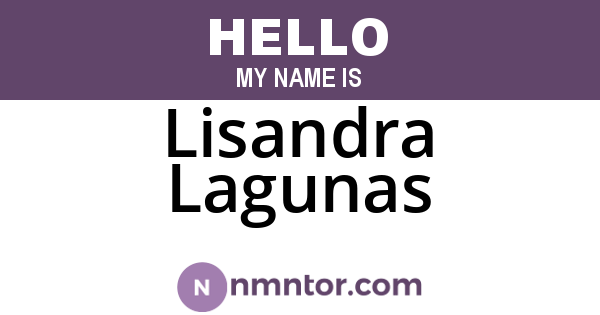 Lisandra Lagunas