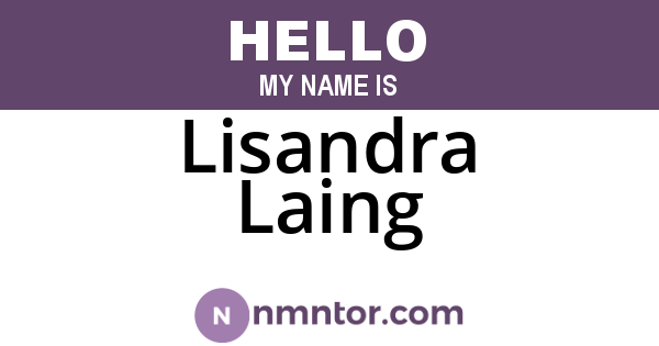 Lisandra Laing