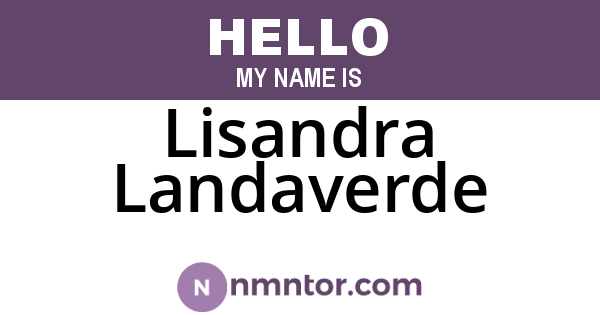 Lisandra Landaverde