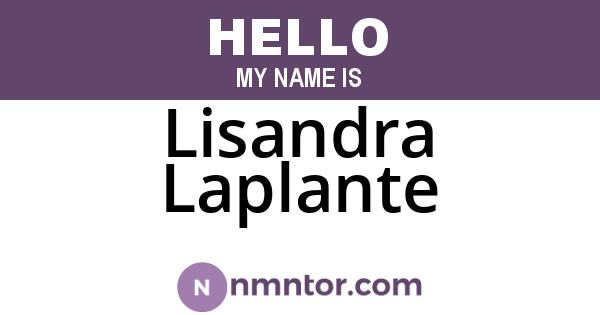 Lisandra Laplante