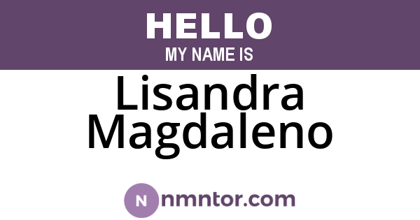 Lisandra Magdaleno