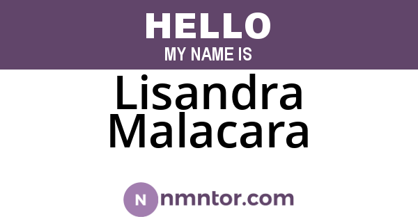 Lisandra Malacara