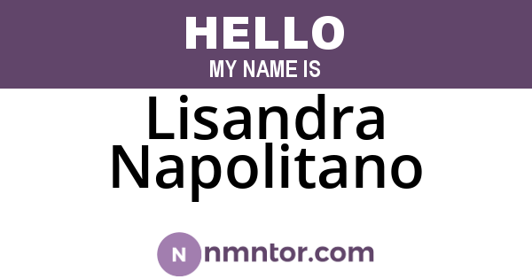 Lisandra Napolitano