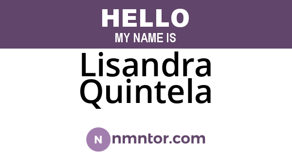 Lisandra Quintela