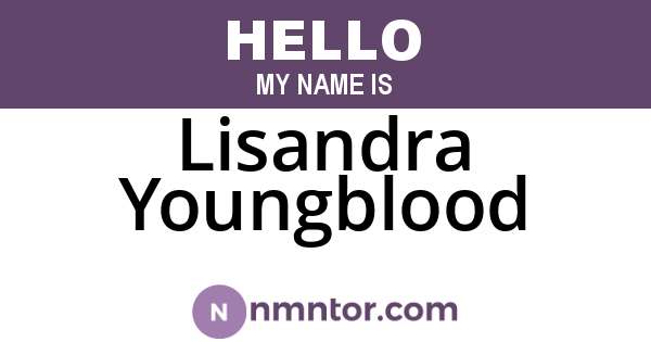 Lisandra Youngblood