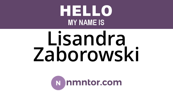 Lisandra Zaborowski
