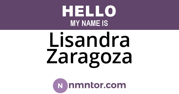 Lisandra Zaragoza