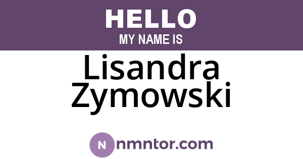 Lisandra Zymowski