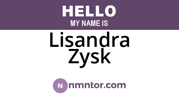 Lisandra Zysk