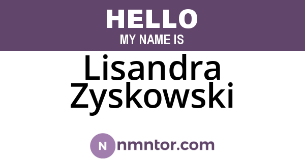 Lisandra Zyskowski