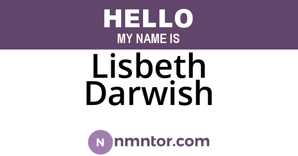 Lisbeth Darwish